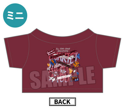 うたの☆プリンスさまっ♪ ALL STAR STAGE -BEGINNING- ぬいぐるみ用アイドルミニTシャツ「黒崎蘭丸」[ASSBE]