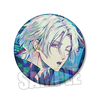 泡沫のユークロニア 75mmホログラム缶バッジ「淡雪」[ab]