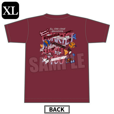 【XLサイズ】うたの☆プリンスさまっ♪ ALL STAR STAGE -BEGINNING- アイドルTシャツ「黒崎蘭丸」[ASSBE]